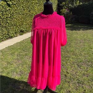 H&M Bright Pink le dress